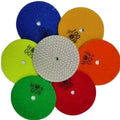 Factory Hot Sell Wet Dry Flexible Durable Polishing  Diamond Resin Polishing Pads for Granite Marble Stone Quartz