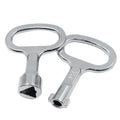 Key Wrench Universal Elevator Door Lock Valve Key Wrench Utility Plumber Triangle Key for Electric Cabinets Water Meter Valves