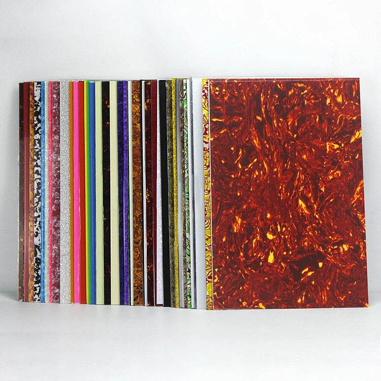 Hot Sale 4Ply Vintage Tortoise Scratch Plate Sheet DIY Guitar Bass Blank Pickguard Material