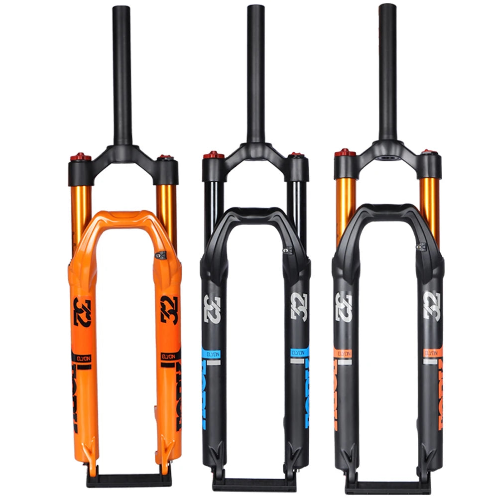 26 27.5 29 Inch Magnesium Alloy Mountain BIke Fork Quick Release Disc Brake Lock Damping Bicycle Front Fork