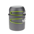 Hot Sale Portable Aluminium Alloy Light Weight Outdoor Picnic Hiking Pot Bowl Camping Cookware Set for Single Person