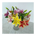 Short Branch 2 Small Lily Decoration Mariage Artificial Flowers Decorative