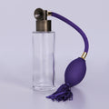 Cheap Factory Price 100ml Refill Unique Small Perfume Atomizer Spray Bottle Copper Long Tube Airbag Sprayer With Tassel