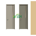 Wish Flush Paint Free Wooden Interior Doors Modern Design Customized Wood Doors for Apartment House Hotel