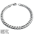 Fine Jewelry Bracelet Sets 925 Sterling Silver Men Bracelets Curb Necklace Wholesale for Women