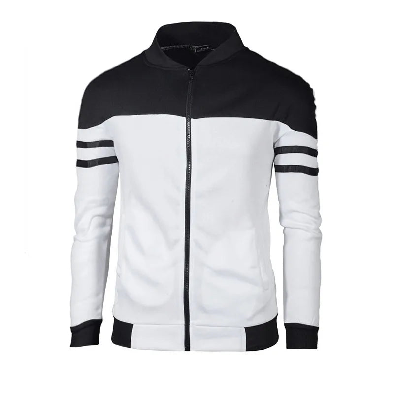 S-4XL Autumn/Winter Men's Fashion Sweater Fashion Colored Plush Sweater Solid Men's Jacket Men's Colored Coat