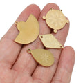 Personality Earrings Pendant Women Water Drop Necklace Stainless Steel Polished Diamond Shape Diy Jewelry Accessories