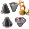 H26 ~ 29 Conical Pudding Cake Cup Mousse Jelly Mold 7 ~ 9cm Aluminum Anode Baking Appliance Processing and Customization