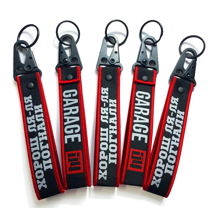 Customized Embroidery Keychain Key Tag Keyring Usa Flag Flight Lanyard Crew Embroidered Keychain Luggage Tags Embroidery Key Tag