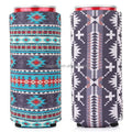 Custom Sublimation Printing Neoprene Cooler Bag Universal 12 oz Skinny Can Cooler