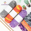 Wholesale 8ply 100g rainbow Milk Cotton Yarn Crochet for Scarf