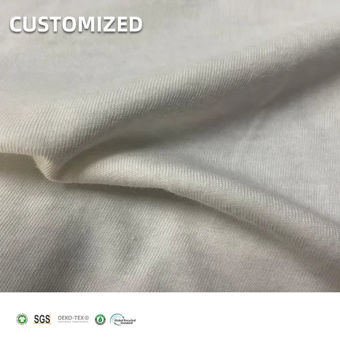 Sustainable Plain Recycled Material 65 Polyester 35 Cotton Fabric for Garment
