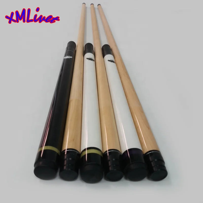 Xmlivet Latest Hard Maple Small Jump Cues White/black with Decorative Collar 13mm Pool Billiard Jump Break Cue Sticks in 103cm MegaBDM