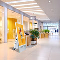 Portable LCD Digital Signage Display with Touchscreen Floor Stand for Retail Stores and SDK Integration