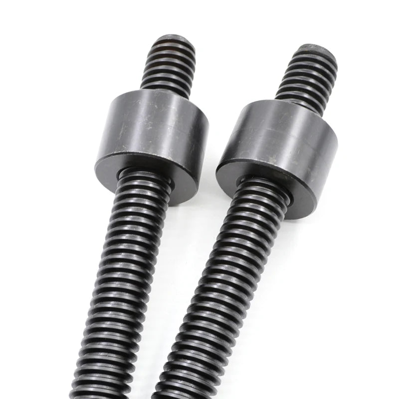 Carbon Steel 45# T10-T60 Right Left Hand Thread Trapezoidal Threaded Rod with 1m/2m/3m Length