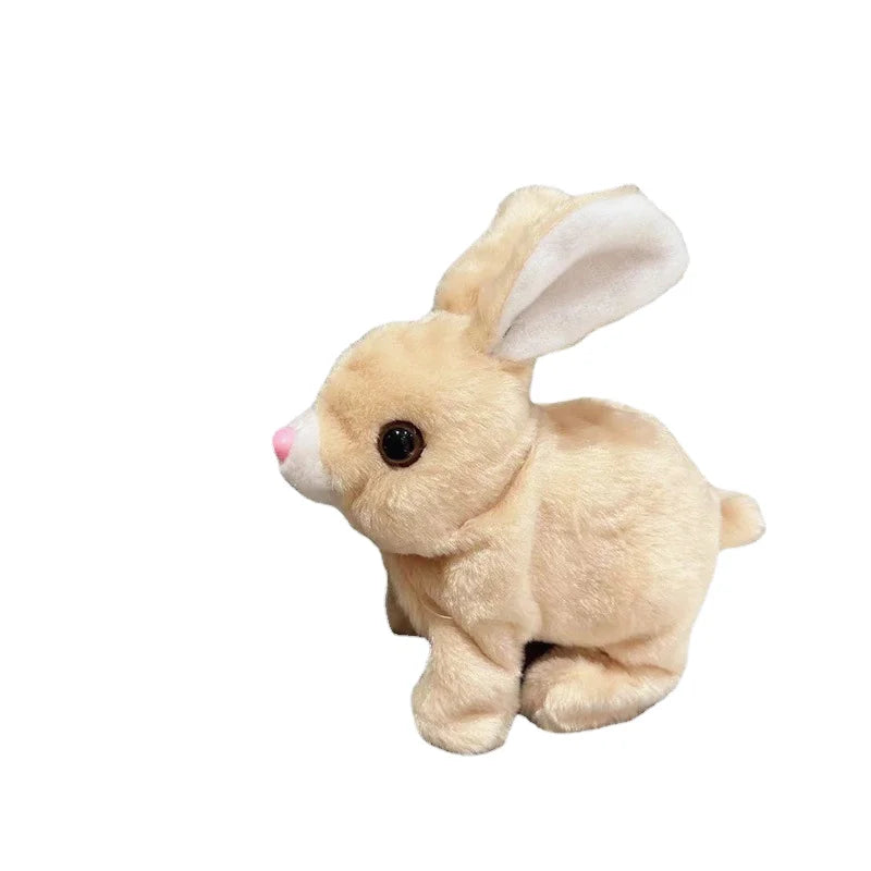 Greenmart Electronic Walking Toy Simulation Rabbit with Shaking Ear Moving Mouth Electric Pet Children's Birthday Gift