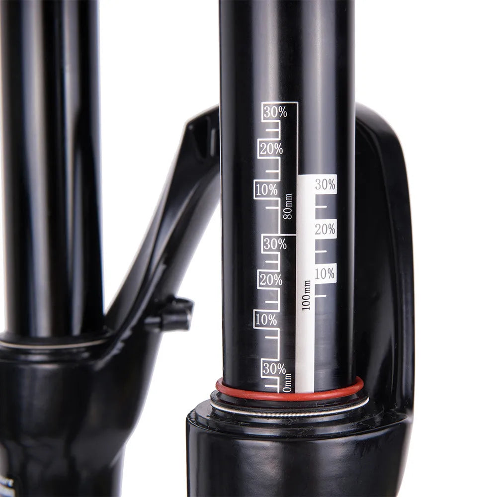 ZTTO 120mm Travel Air Fork 26 27.5 Inch Forged Thru Axle QR Quick Release Suspension Straight Tapered Tube MTB Bicycle Bike Fork