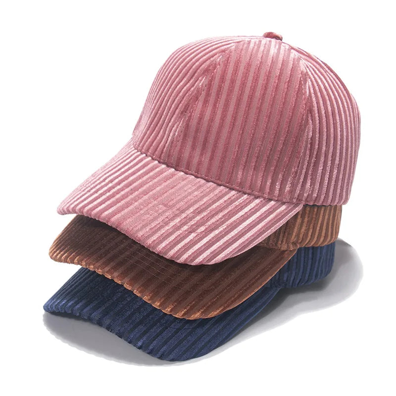 Sewingman B0717Z Luxury Pleuche Solid Color Plain Custom Baseball Cap for Women