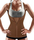 Waist Trainer Corset for Women Tummy Control Sport Workout Body Shaper Cincher Trimmer Tank Top Sport Girdle With Steel Bones