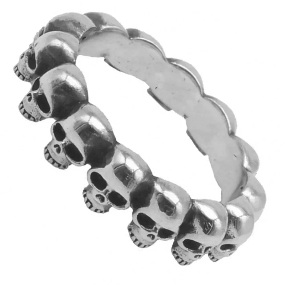BOCAI S925 Retro Style Silver Ring for Men Women Jewelry with Natural Stone Classic Puck Closed Design for Parties