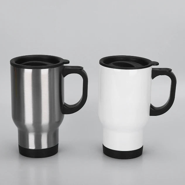 High Thermal Insulation Stainless Steel Mug Travel 450ml Sublimation Car Cup Travel Mug with Handle