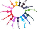 Wholesale Dog Bow Tie 20 Colors Plain Bow Tie Collar for Pets and Dogs Collar Neck Collar Bow Solid Color