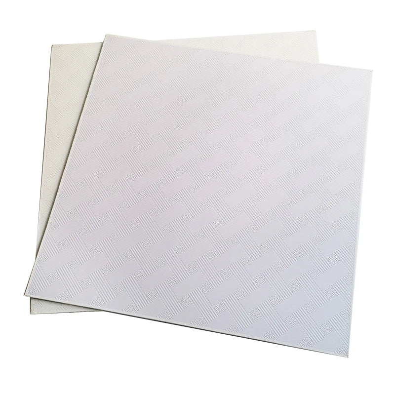 Blue Sky PVC Gypsum Ceiling Panel / 595*595*7mm