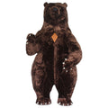 Inflatable Brown Bear Mascot Costume Advertising Plush Party Dress