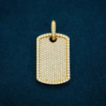 Hip Hop Jewelry Pass Diamond Tester Bling 925 Silver D Color Iced Out GRA Large VVS Moissanite Shield Dog Plate for Men