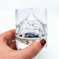 New Design Crystal Diamond Shape Silver Acrylic Cosmetic Skin Care Cream Packaging Jar 15g 30g 50g
