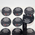 Custom Clear BOPP Adhesive Sticker for Beverage Bottle Printed Sticky Label for Packaging Barcode Craft Candle Photo Frame Use