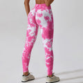 New Arrivals High Waisted Leggings Scrunch Butt Custom logo Gym Tie Dye Leggings for Women