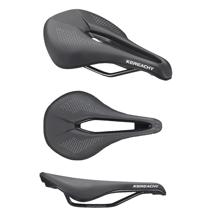 KEREACHY Wholesale Hot Sale Medium Hole Breathable Bicycle Saddle Outdoor Racing Bicycle Saddle Waterproof Bicycle Seat Cushion