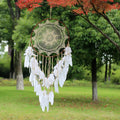 Indian Dream Catcher Large Hoop Dreamcatcher Feather Crafts Wedding Chic Dream Catcher