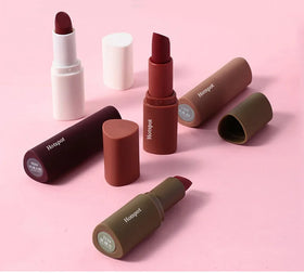 5 Colors Mini Lipstick Set Moisturizing Lip Makeup Set Waterproof Long Lasting Non-stick Cup Lipstick Gift Box