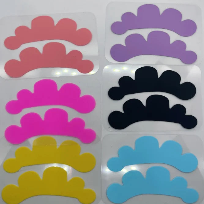 Reusable Flower Shape Lash Lift Silicon Eyelash Pad Soft Silicone Customized Lash Extension Flexible Under Eye Patch