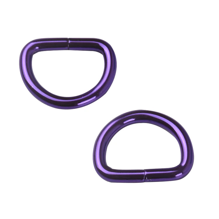 Wholesale Metal Iron D-ring 20mm Metal D Ring Buckle for Bag Strap