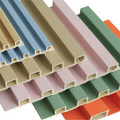 Offer Sample New Color Bamboo Wood Fiber Fluted Wall Panels Interior Wpc Wall Panel