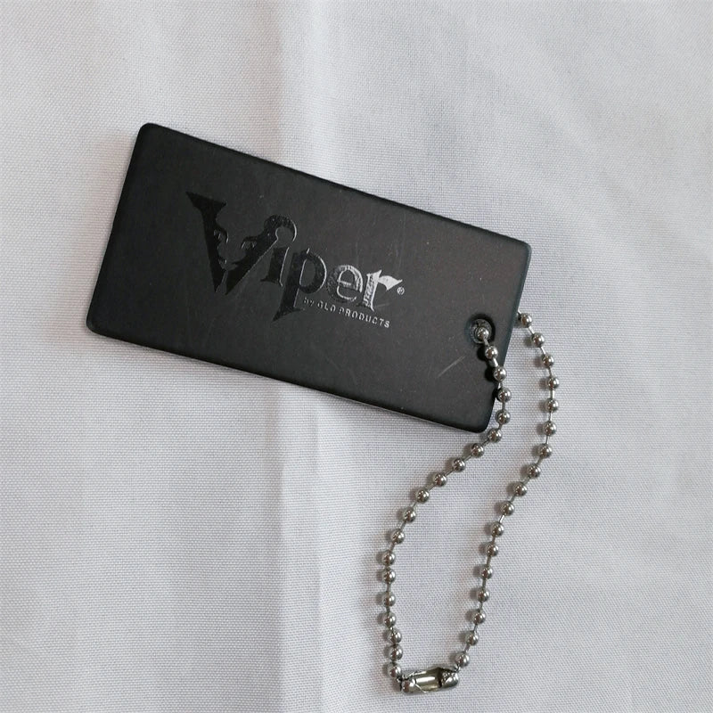 Free Sample Custom Printed Name Tags Hangtag for Clothing Custom logo Name Uv Printing Garment Black hang Tags