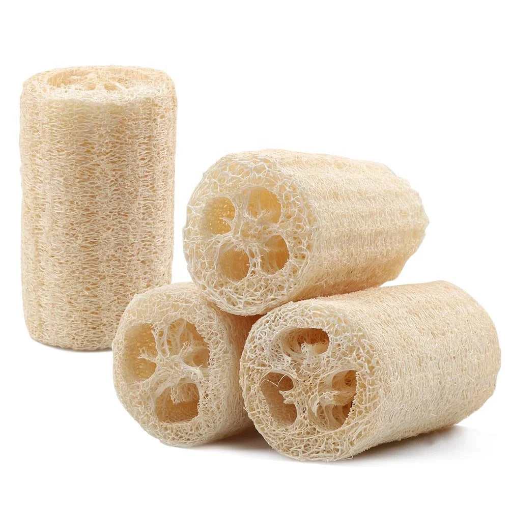 Hot Sale  Natural Dried Whole/Cutting Loofah Natural Clean Skin Soft Whole Shower Sponge Loofah