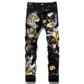 2026 Digital Print Jeans Pant Quality Men's Jeans Fashion Wholesale Skinny Jeans Mens Graphic Jeans