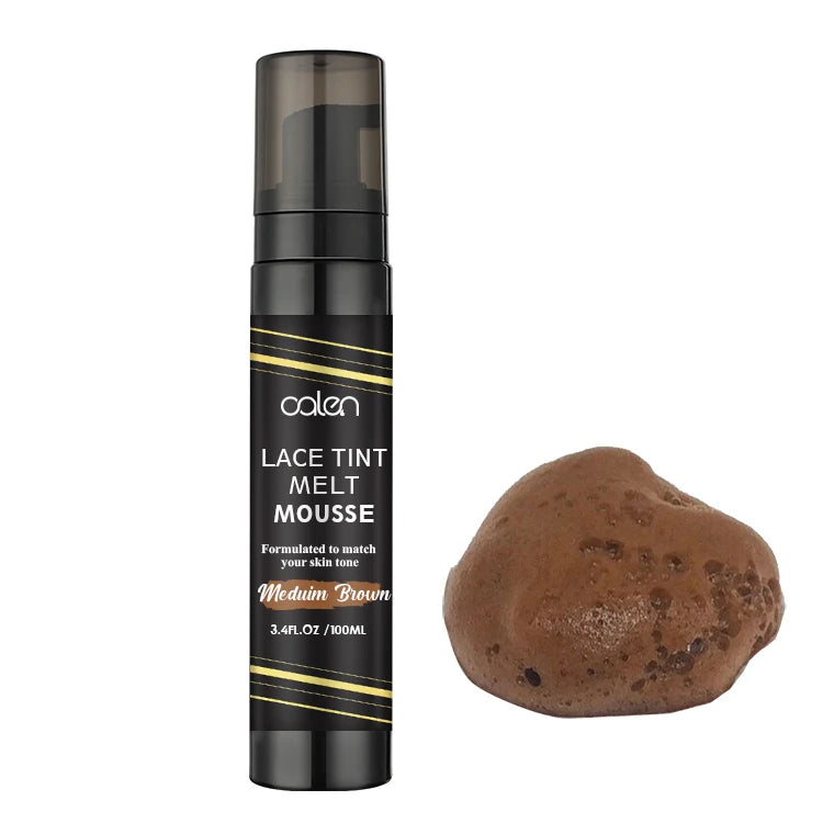 Quick Drying Lace Tint Melt Mousse Foam Extra Hold Waterproof Melt Mousse Dye Wigs