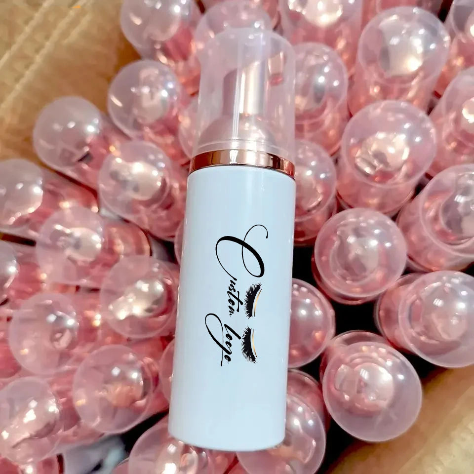 OEM Private Label Lash Shampoo Wash Lash Extension Safe Personalized Logo Bottle Lash Shampoo