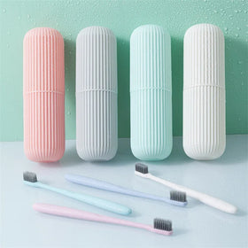 Easy to Take Toothbrush Storage Box Outdoor Travel Use Bathroom Accessories Retainer Holder case