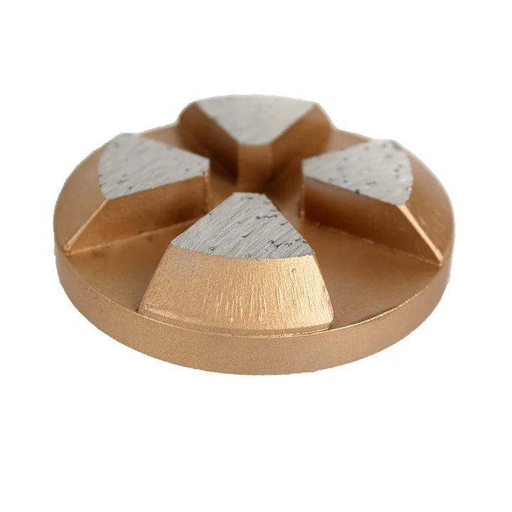 4"  Redi Lock Metal Bond Diamond Grinding Disc Concrete Floor Polishing Pads