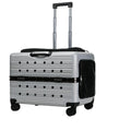 Luxury Leather Dog Trolley Pet Carrier Rolling Wheel Case Folding Travel Bag Multi-Purpose Carrying Solution