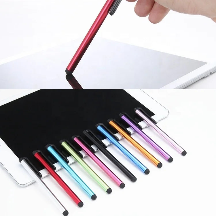Factory Price Stylus Pen Clip Design Universal Soft Head Touch Screen Suit for Smart Phone Tablet Metal Stylus Pencil