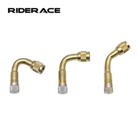 RIDERACE Bike Brass Schrader Air Tyre Valve Stem Extender Multifunction Tool for Car Motorcycle Tyres Inflatable Tube Extension