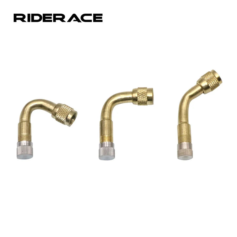 RIDERACE Bike Brass Schrader Air Tyre Valve Stem Extender Multifunction Tool for Car Motorcycle Tyres Inflatable Tube Extension