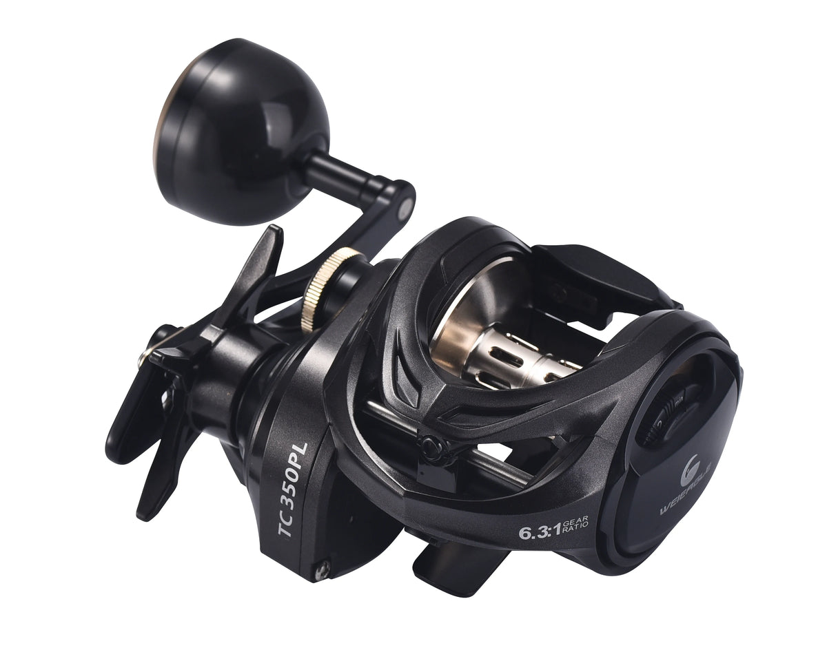 New Design 6+1BB big line capacity Fishing Reels Saltwater As 8KG Drag Baitcasting Reel Abu Garcia